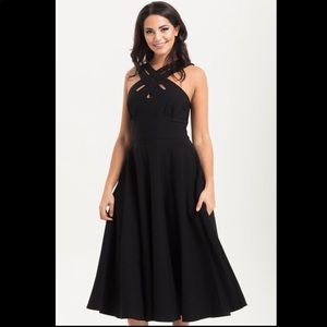 Voodoo Vixen Vintage Inspired Cross Cross Dress EUC XXL